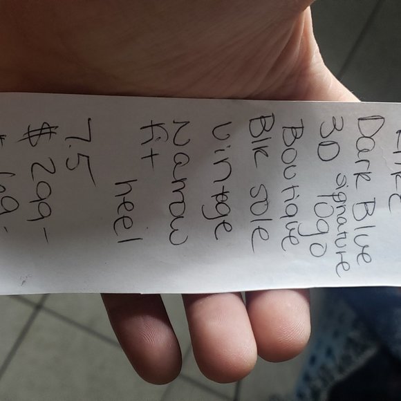 SALVATORE FERRAGAMO RARE DRK BLUE 3D LOGO HEELS - Picture 9 of 9